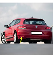 VW Scirocco 2009-2014 Standart Arka Tampon Sol Reflektör 1K8945105
