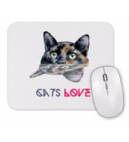 Cats Love Kedi Mouse Pad