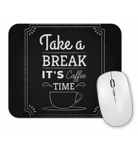 Coffe Take a Break it's Coffee Time Mouse Pad.jpg
