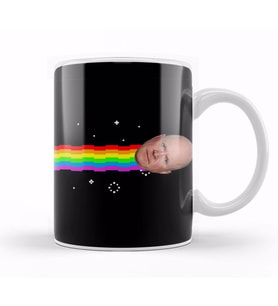 Phil Mitchell Nyan Cat Meme Kupa Bardak Porselen