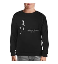 Atatürk - Fikirler Ölmez Siyah Çocuk Sweatshirt