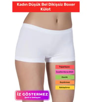 Yeni Sezon İz Göstermeyen Sıkılaştırıcı Toparlayıcı Kadın Düşük Bel Dikişsiz Boxer Külot