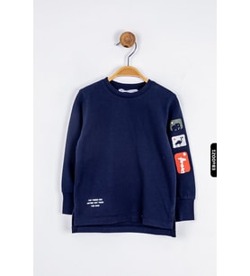 Erkek Bebek Sweatshirt 9-24 Ay 45607