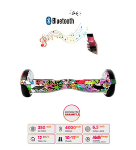 CityMate BLUETOOTH Smart Scooter Elektrikli Kaykay Hoverboard Grafiti A.Dnge Yeni..! AKILLI DENGELİ Desenli Seçimli SAMSUNG Batarya DESEN-04