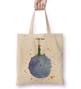 Küçük Prens Le Petit Prince Bez Çanta Uzun Saplı