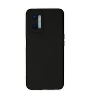 Oppo A96 Kılıf Nano İçi Kadife Silikon - Siyah