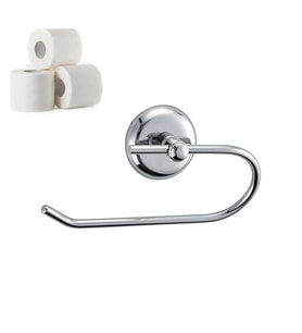 Banyo Tuvalet Kağıt Tutacağı Tuvalet Kağıdı Tutucu Metal Aparat