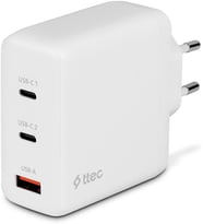 GAN 120W PD Seyahat Hızlı Şarj Aleti 2 USB-C+USB-A Beyaz 2SCG04B