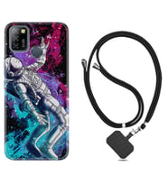 INFINIX Smart 4 5 6 Zero 8 S5 Pro Kılıf Boyun Askılı Silikon Astronot Signs 1753
