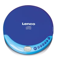 Lenco Taşınabilir CD Çalar Discman Şarj Özellikli Mavi CD-011 BU