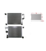 Klima Radyatörü 564x441x16 Mm – 55115864 Wisco - Jeep Grand Cherokee 4.0 95 Ve Sonrası Uyumlu