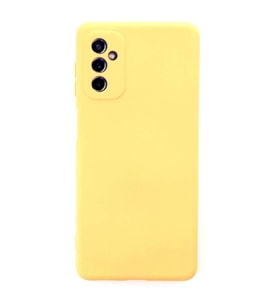 Galaxy M52 5G Kılıf Nano içi Kadife Silikon - Sarı
