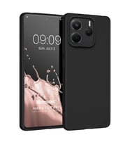 Microsonic Matte Silicone Xiaomi Redmi Note 14 5G Kılıf Siyah (Siyah)