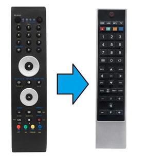 Vestel RC-1110 Lcd Tv Kumandası-Resimde Sağdaki Gönderilir