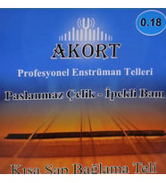 AKORT BAĞLAMA TELİ KISA SAP (0,18)