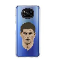 Poco X3 Pro / X3 NFC Uyumlu Steven Gerrard Tasarımlı Şeffaf Telefon Kılıfı