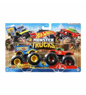 Fyj64 Hot Wheels Monster Trucks Güçlü İkili 1:64 Arabalar