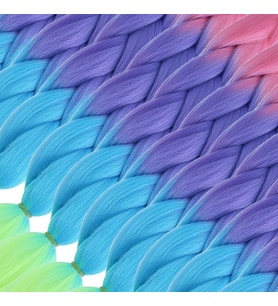 Afrika Örgülük Ombreli Sen 100 Gr. / Pembe / Mor / Açık Mi / Neon Sarı