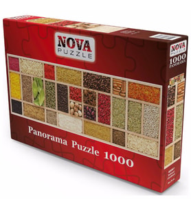 Nova Puzzle 1000 Parça Panorama Baharat Cümbüşü Puzzle