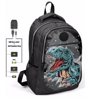 Coral High Kids Dinazorlu İlk ve Ortaokul Sırt Çantası - USB ve AUX Çıkışlı