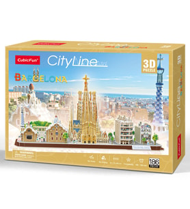 CubicFun Barcelona 3D Puzzle 186 Parça