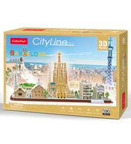 CubicFun Barcelona 3D Puzzle 186 Parça