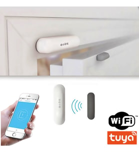 SL-eg01 Kablosuz Kapı ve Pencere Manyetik Sensörü Wİ-Fİ telefon tuya destekli KAPI SENSÖRÜ