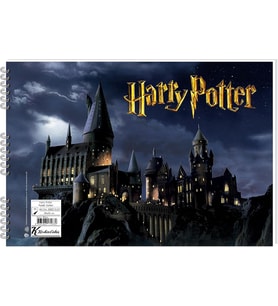 Color Harry Potter 25x35 15 Yapraklı Spiralli Resim Defteri