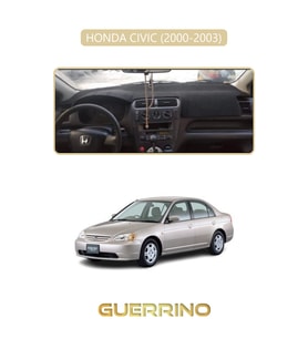 HONDA CIVIC 2000-2003TORPİDO KORUMA HALISI BEJ KENAR