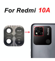 Tkgz Xiaomi Redmi 10A Arka Kamera Camı Lens Yapışkanlı