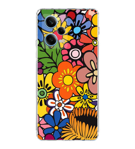PrintiFy Xiaomi Redmi Note 12 Pro ile Uyumlu Retro Color 2  Kamera Korumalı Şeffaf  Kılıf