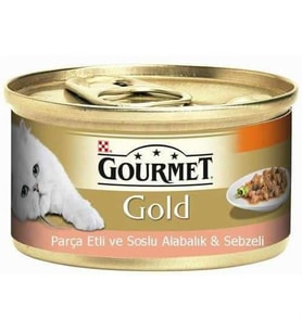 Gourmet Gold Alabalık Sebzeli Kedi Konserve 85 gr