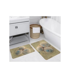Eliana Home Baskılı 2'li Banyo Paspas Takımı RVG5239
