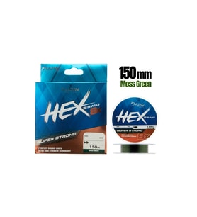 Fujin Hex 8X 150Mt. 0.18Mm Moss Green Pe Line