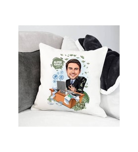 Erkek Karikatürlü Yastık