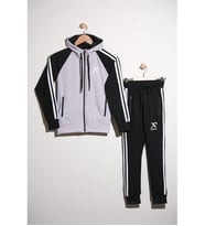 Unisex Dalgıç Kumaş Spor  Çocuk Eşofman Takımı ESF.2525 (Çok Renkli)