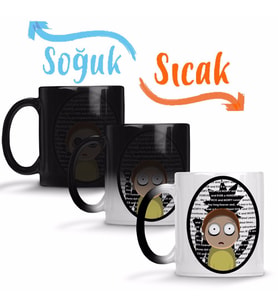 Rick And Morty 03 Sihirli Kupa Bardak Porselen