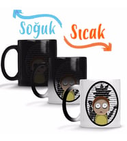 Rick And Morty 03 Sihirli Kupa Bardak Porselen