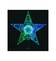 Tepe Lambası Karışık Renk 21 cm Yılbaşı Süs Fişli Led (RGB)