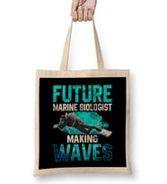 Future Marine Biologist Making Waves Pun Bez Çanta Uzun Saplı