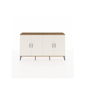 Arges Konsol 6 Raflı 4 Kapaklı 176x30x99 Çam-Aytaşı