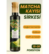 Matcha & Kayısı Sirkesi - Doğal Fermantasyon, %100 Doğal, Katkısız, 250 ml