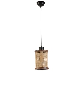GİZEM KÜÇÜK TEKLİ CEVİZ RATTAN SARKIT