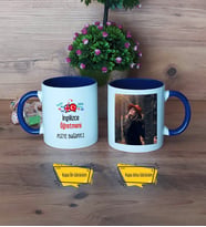 İngilizce Öğretmeni Kupa Bardak Lacivert Fotoğraflı Öğretmenler Günü Hediyesi