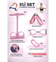 Profesyonel Tüm Vücut Egzersiz Aletleri 5’li Yoga Pilates Seti