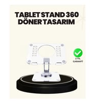 Mey İthalat® Ayarlanabilir Şeffaf Tablet Standı Kaymaz Silikon Tabanlı