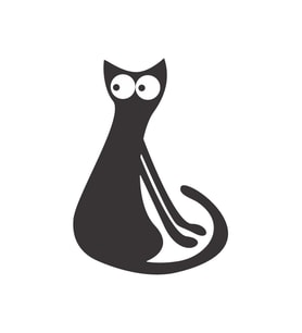 KEDİ FOLYO STİCKER 100cm Uzunluk (Karışık)
