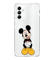 Samsung Galaxy M13  Köşe Korumalı Antişok Kapak Mickey Mouse Tasarımlı Şeffaf  Kılıf