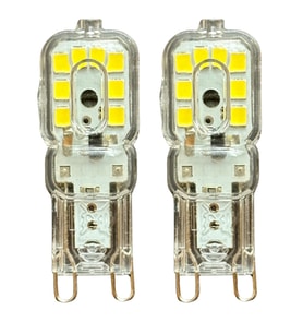 (2 Adet) Osaka 3W Beyaz Işık (6500K) Dim Edilebilir G9 Duylu Led Kapsül Ampul