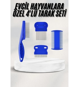 Tüy Fırçası Bit Tarağı Seti Evcil Hayvan Tüy Toplayıcı Bit Pire Önleyici Tarak